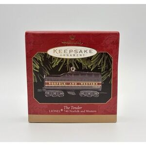 Hallmark Keepsake Ornament 1999 Lionel 746 Norfolk & Western The Tender Train